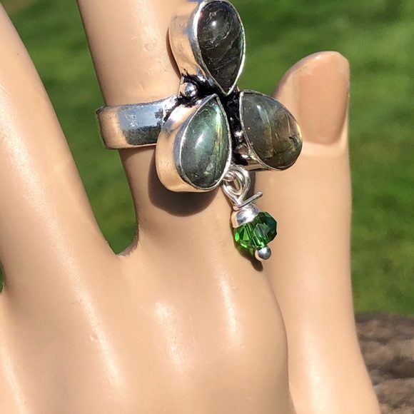 SOLD Labradorite Ring - Picture 8 of 8